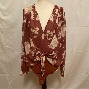 Capulet Floral Blouse Bodysuit